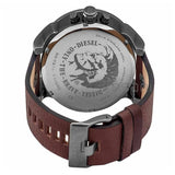 Diesel Mr Daddy Chronograph Blue Dial Brown Leather Strap Watch For Men - DZ7314 Buy Now By Diesel