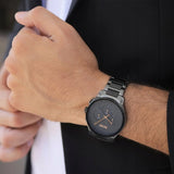 Hugo Boss Peak Black Dial Black Steel Strap Watch for Men - 1513814 Buy Now By Hugo Boss