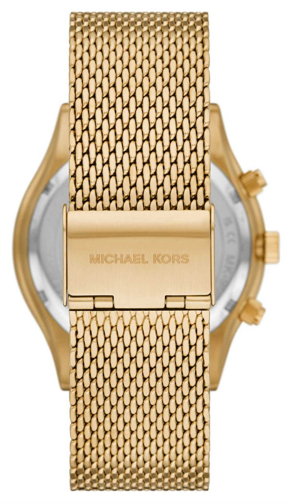 Michael Kors Slim Runway Quartz Gold Dial Gold Mesh Bracelet Watch For Women - MK8625 Buy Now By Michael Kors