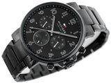 Tommy Hilfiger Daniel Black Dial Black Steel Strap Watch for Men - 1710383 Buy Now By Tommy Hilfiger