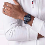 Tommy Hilfiger Gavin Chronograph Blue Dial Blue Mesh Bracelet Watch for Men - 1791471 Buy Now By Tommy Hilfiger