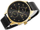 Tommy Hilfiger Chase Quartz Black Dial Black Mesh Bracelet Watch for Men - 1791580 Buy Now By Tommy Hilfiger