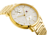 Tommy Hilfiger Hunter White Dial Gold Steel Strap Watch for Men - 1791609 Buy Now By Tommy Hilfiger