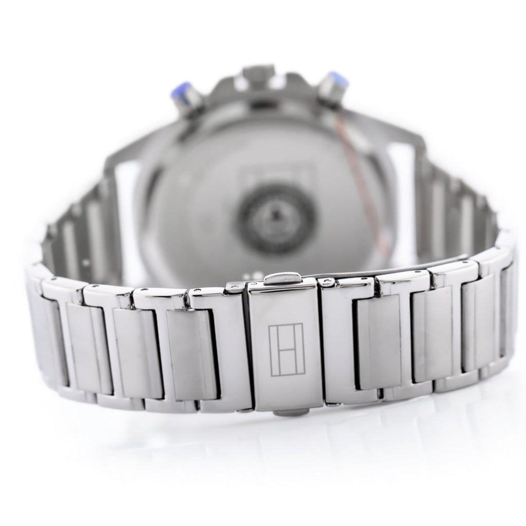 Tommy Hilfiger Mason Multifunction Black Dial Silver Steel Strap Watch For Men - 1791936 Buy Now By Tommy Hilfiger
