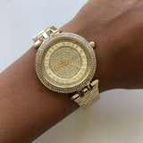 Michael Kors Darci Gold Dial Gold Steel Strap Watch for Women - MK3445 Buy Now By Michael Kors