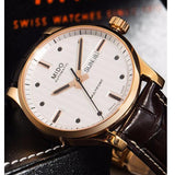 Mido Multifort Automatic Silver Dial Brown Leather Strap Watch For Men - M005.430.36.031.80 Buy Now By Mido