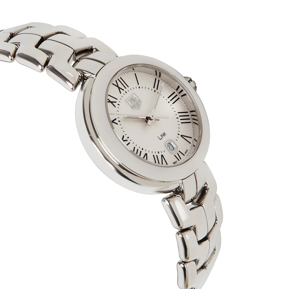 Tag Heuer Link Roman Numeral Silver Dial Silver Steel Strap Watch for Women - WAT1416.BA0954 Buy Now By Tag Heuer
