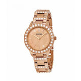 Fossil Jesse Crystal Rose Gold Dial Rose Gold Steel Strap Watch for Women - ES3020 Buy Now By Fossil