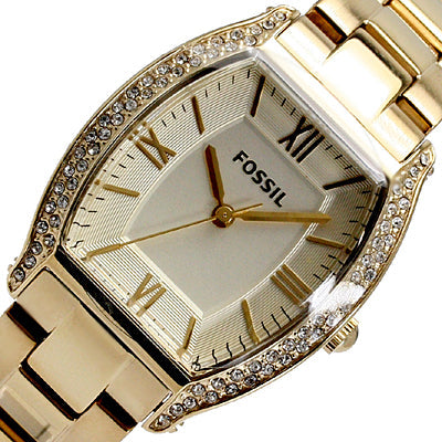 Fossil Wallace Gold Tone Dial Gold Steel Strap Watch for Women - ES3176 Buy Now By Fossil