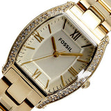 Fossil Wallace Gold Tone Dial Gold Steel Strap Watch for Women - ES3176 Buy Now By Fossil