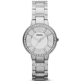 Fossil Virginia Silver Dial Silver Steel Strap Watch for Women - ES3282 Buy Now By Fossil