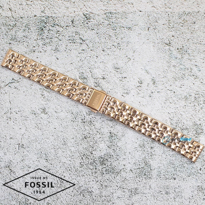 Fossil Jacqueline Rose Gold Dial Rose Gold Steel Strap Watch for Women - ES3632 Buy Now By Fossil