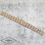 Fossil Jacqueline Rose Gold Dial Rose Gold Steel Strap Watch for Women - ES3632 Buy Now By Fossil