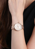 Fossil Jacqueline Rose Gold Dial Rose Gold Steel Strap Watch for Women - ES3546 Buy Now By Fossil