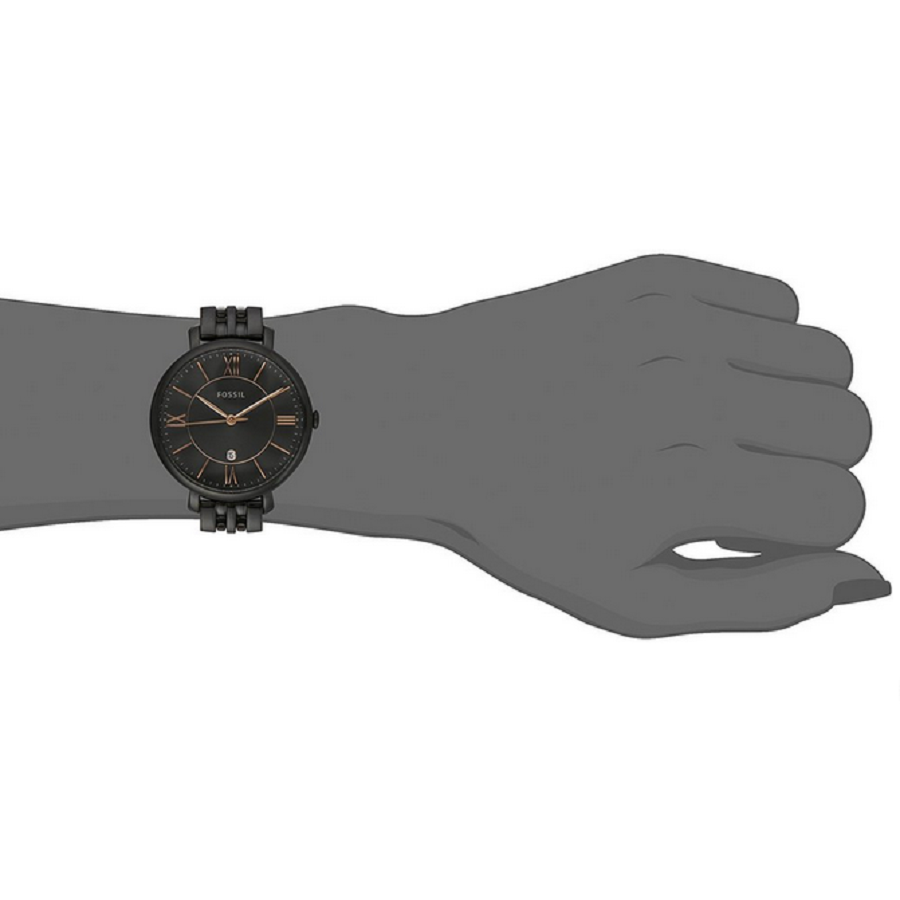 Fossil Jacqueline Black Dial Black Mesh Bracelet Watch for Women - ES3614 Buy Now By Fossil