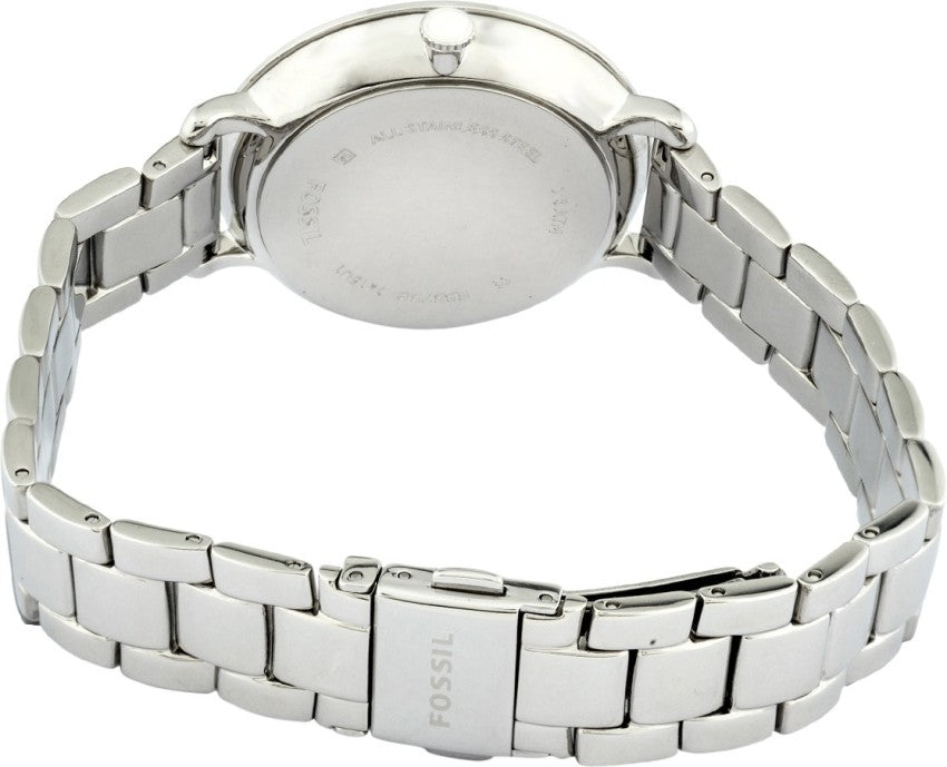 Fossil Jacqueline Multifunction White Dial Silver Steel Strap Watch for Women - ES3738 Buy Now By Fossil