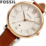 Fossil Jacqueline White Dial Brown Leather Strap Watch for Women - ES3842 Buy Now By Fossil