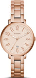 Fossil Jacqueline Rose Gold Dial Rose Gold Steel Strap Watch for Women - ES3970 Buy Now By Fossil