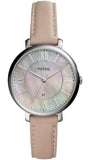 Fossil Jacqueline Blush Mother of Pearl Dial Pink Leather Strap Watch for Women - ES4151 Buy Now By Fossil