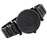 Fossil Carlie Black Dial Black Steel Strap Watch for Women - ES4488 Buy Now By Fossil