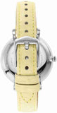 Fossil Jacqueline Three-Hand White Dial Yellow Leather Strap Watch for Women - ES4812 Buy Now By Fossil