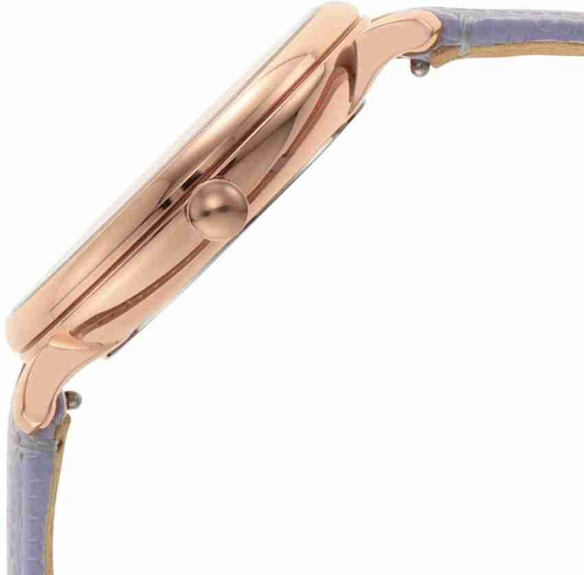 Fossil Jacqueline Purple Dial Purple Leather Strap Watch for Women - ES4814 Buy Now By Fossil