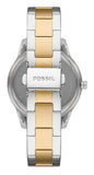 Fossil Stella Sport Multifunction Silver Dial Two Tone Steel Strap Watch for Women - ES5107 Buy Now By Fossil