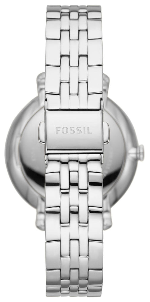 Fossil Jacqueline Multifunction Moonphase White Dial Silver Steel Strap Watch for Women - ES5164 Buy Now By Fossil