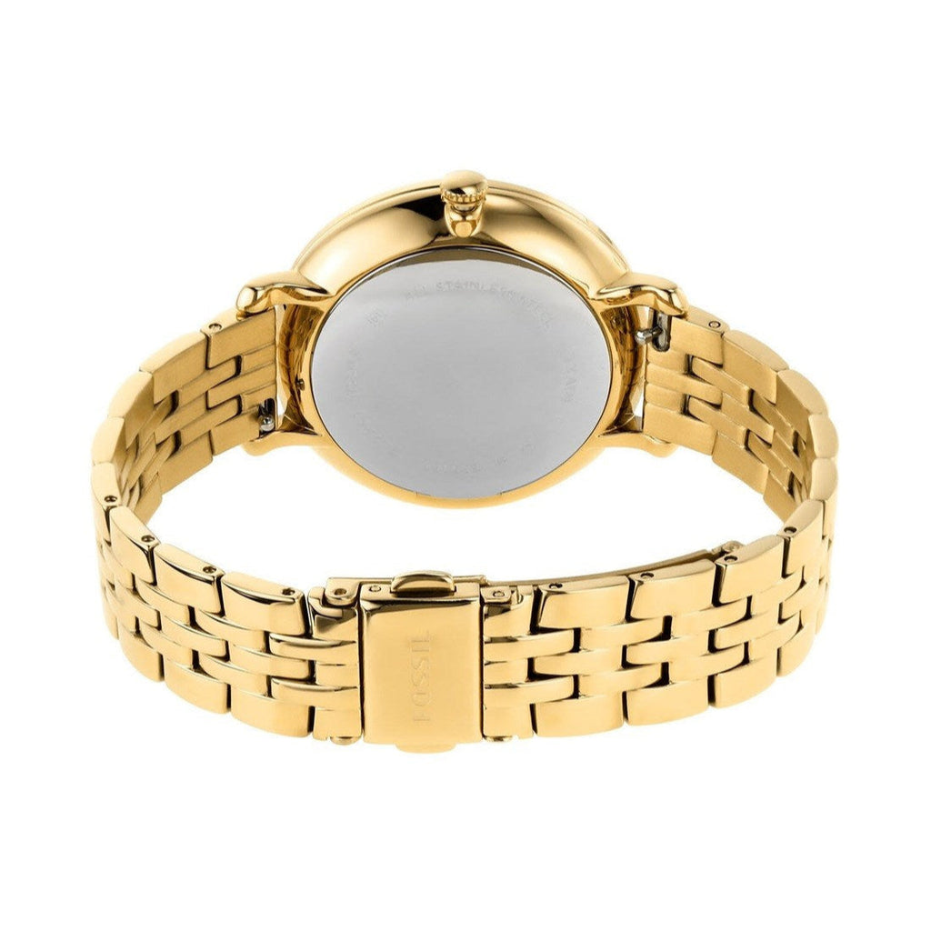Fossil Jacqueline Moonphase Mother of Pearl Dial Gold Steel Strap Watch for Women - ES5167 Buy Now By Fossil