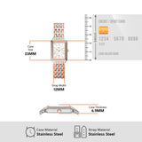 Fossil Raquel Three Hand White Dial Two Tone Steel Strap Watch For Women - ES5222 Buy Now By Fossil