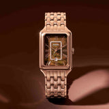 Fossil Raquel Three Hand Date Brown Dial Rose Gold Steel Strap Watch For Women - ES5323 Buy Now By Fossil