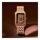 Fossil Raquel Three Hand Date Brown Dial Rose Gold Steel Strap Watch For Women - ES5323 Buy Now By Fossil