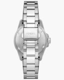 Fossil Blue Dive Three Hand Blue Dial Silver Steel Strap Watch For Women - ES5353 Buy Now By Fossil