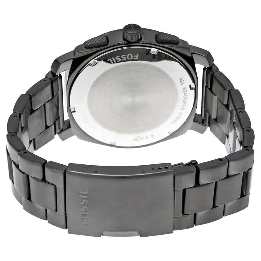 Fossil Machine Chronograph Brown Dial Grey Steel Strap Watch for Men - FS4931 Buy Now By Fossil