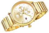 Tommy Hilfiger Blake White Dial Gold Steel Strap Watch for Women - 1781905 Buy Now By Tommy Hilfiger