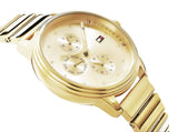 Tommy Hilfiger Blake White Dial Gold Steel Strap Watch for Women - 1781905 Buy Now By Tommy Hilfiger