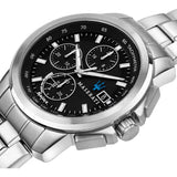 Maserati Successo Solar Edition Black Dial Silver Steel Strap Watch For Men - R8873645003 Buy Now By Maserati
