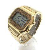 Fossil Retro Digital Gold Dial Gold Steel Strap Watch for Men - FS5843 Buy Now By Fossil