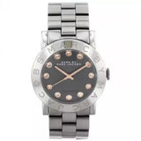 Marc Jacobs Rock Crystal Grey Dial Grey Steel Strap Watch for Women - MBM8596 Buy Now By Marc Jacobs