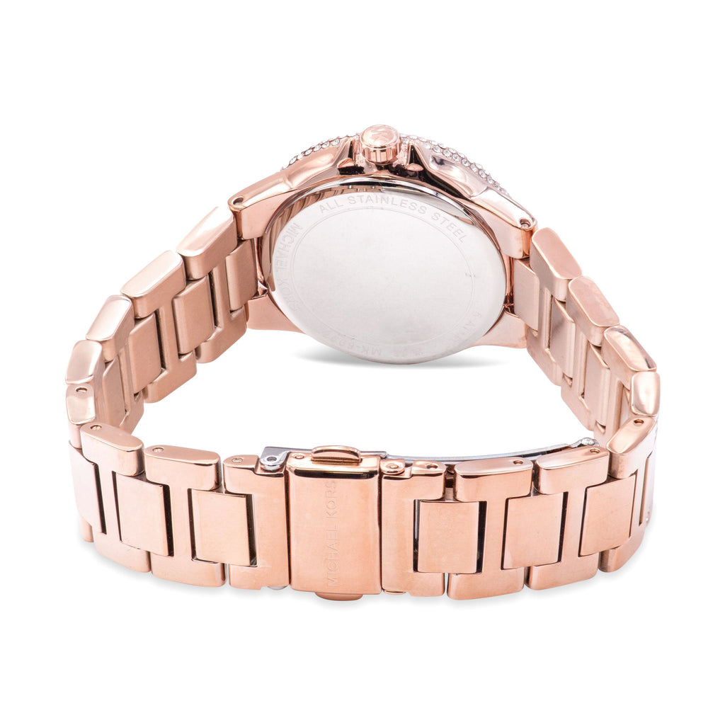 Michael Kors Camille Multifunction Crystals Rose Gold Dial Rose Gold Steel Strap Watch For Women - MK6997 Buy Now By Michael Kors