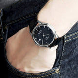 Tissot T Classic Luxury Powermatic 80 Black Dial Black Leather Strap Watch For Men - T086.408.16.051.00 Buy Now By Tissot