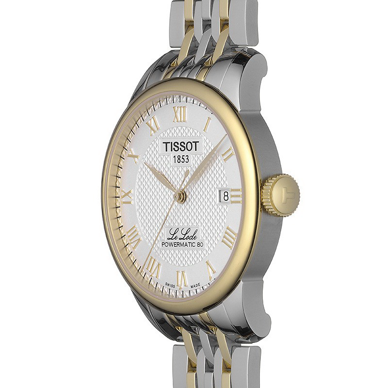 Tissot Le Locle Powermatic 80 Silver Dial Two Tone Steel Strap Watch For Men - T006.407.22.033.01 Buy Now By Tissot