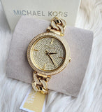 Michael Kors Catelyn Crystals Gold Dial Gold Steel Strap Watch For Women - MK4674 Buy Now By Michael Kors