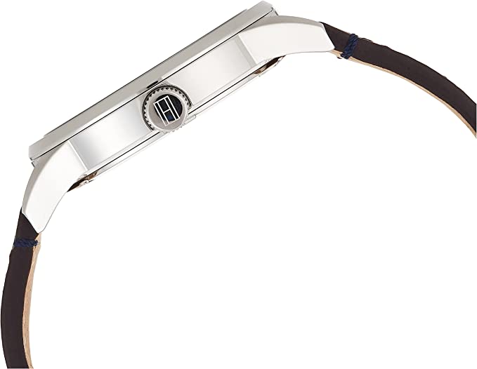 Tommy Hilfiger Austin Grey Dial Brown Leather Strap Watch for Men - 1791637 Buy Now By Tommy Hilfiger