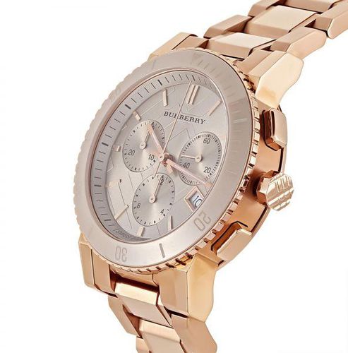 Burberry The City Rose Gold Dial Rose Gold Steel Strap Watch for Women - BU9703 Buy Now By Burberry