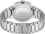 Hugo Boss One Chronograph Blue Dial Silver Steel Strap Watch For Men - 1513999 Buy Now By Hugo Boss