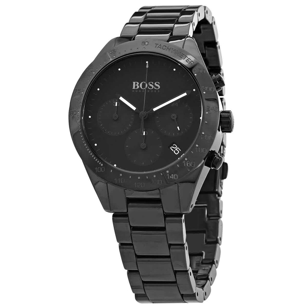 Hugo Boss Talent Black Ceramic Dial Black Steel Strap Watch for Men - 1513581 Buy Now By Hugo Boss