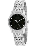 Gucci G Timeless Black Mother of Pearl Diamonds 38mm Watch For Women - YA126509 Buy Now By Gucci