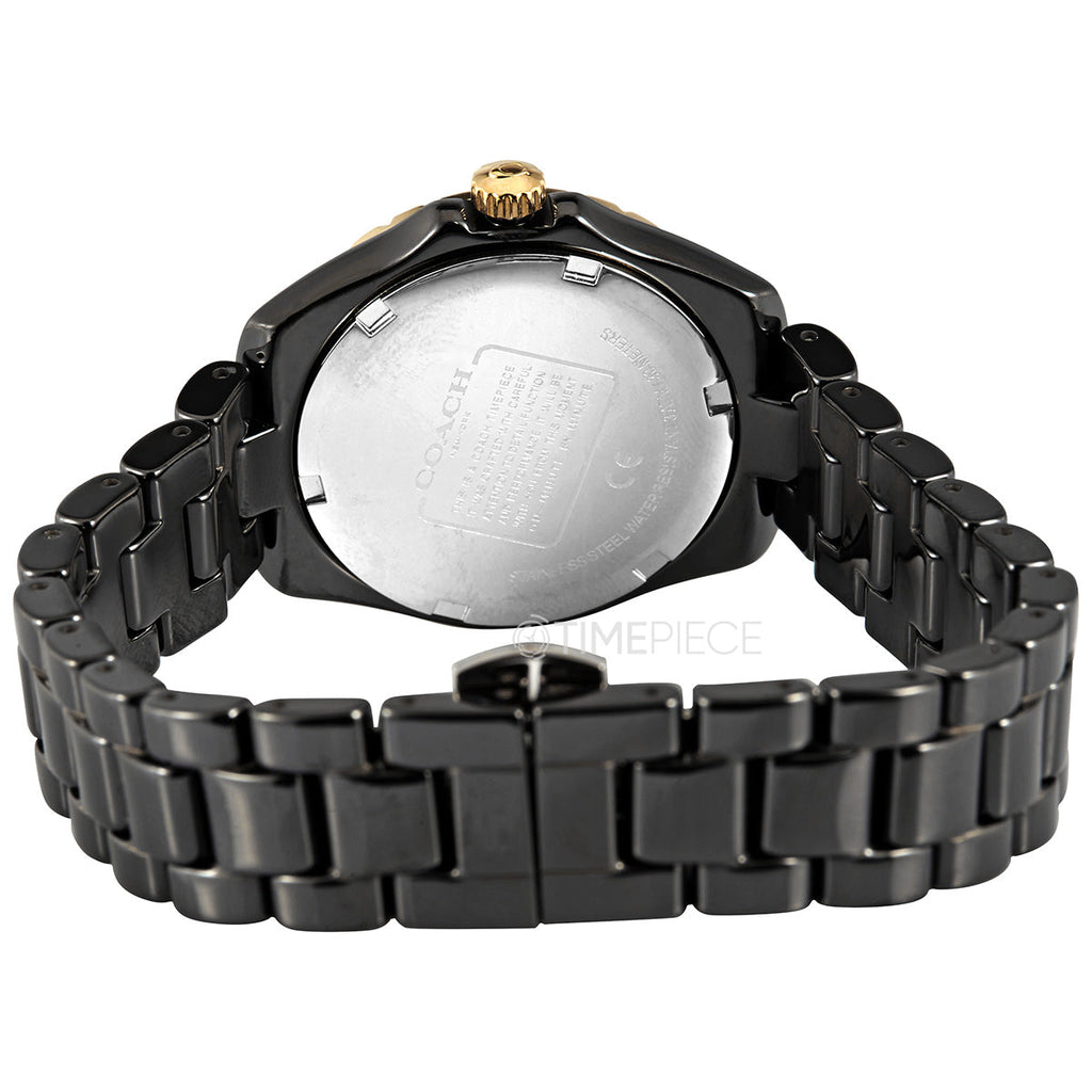 Coach Preston Black Dial Black Steel Strap Watch for Women - 14503461 Buy Now By Coach