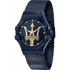Maserati Potenza Blue Dial Edition 42mm Mesh Bracelet Watch For Men - R8853108008 Buy Now By Maserati